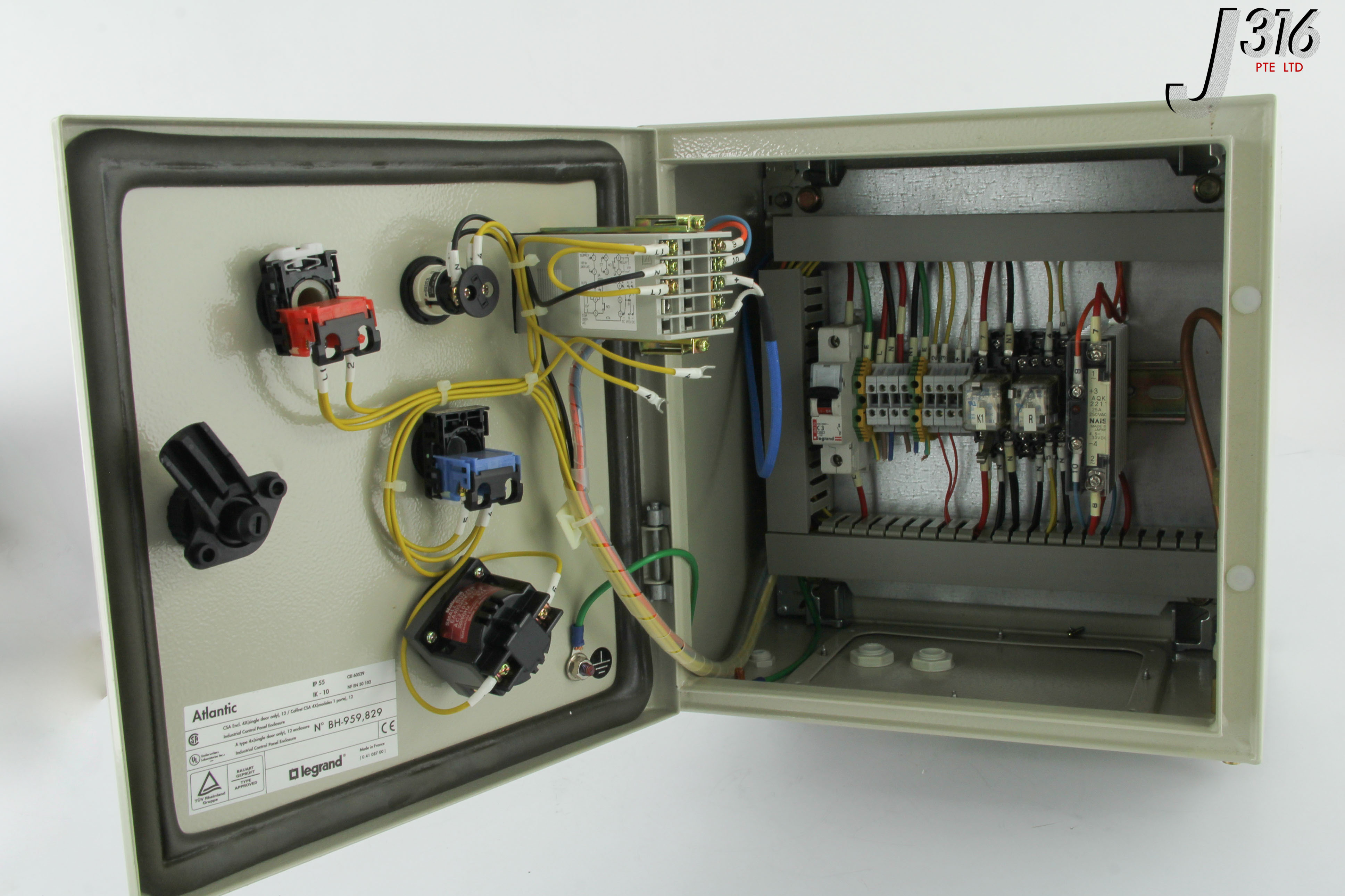 5170 ATLANTIC LEGRAND INDUSTRIAL POWER SWITCH CONTROL ENCLOSURE BH